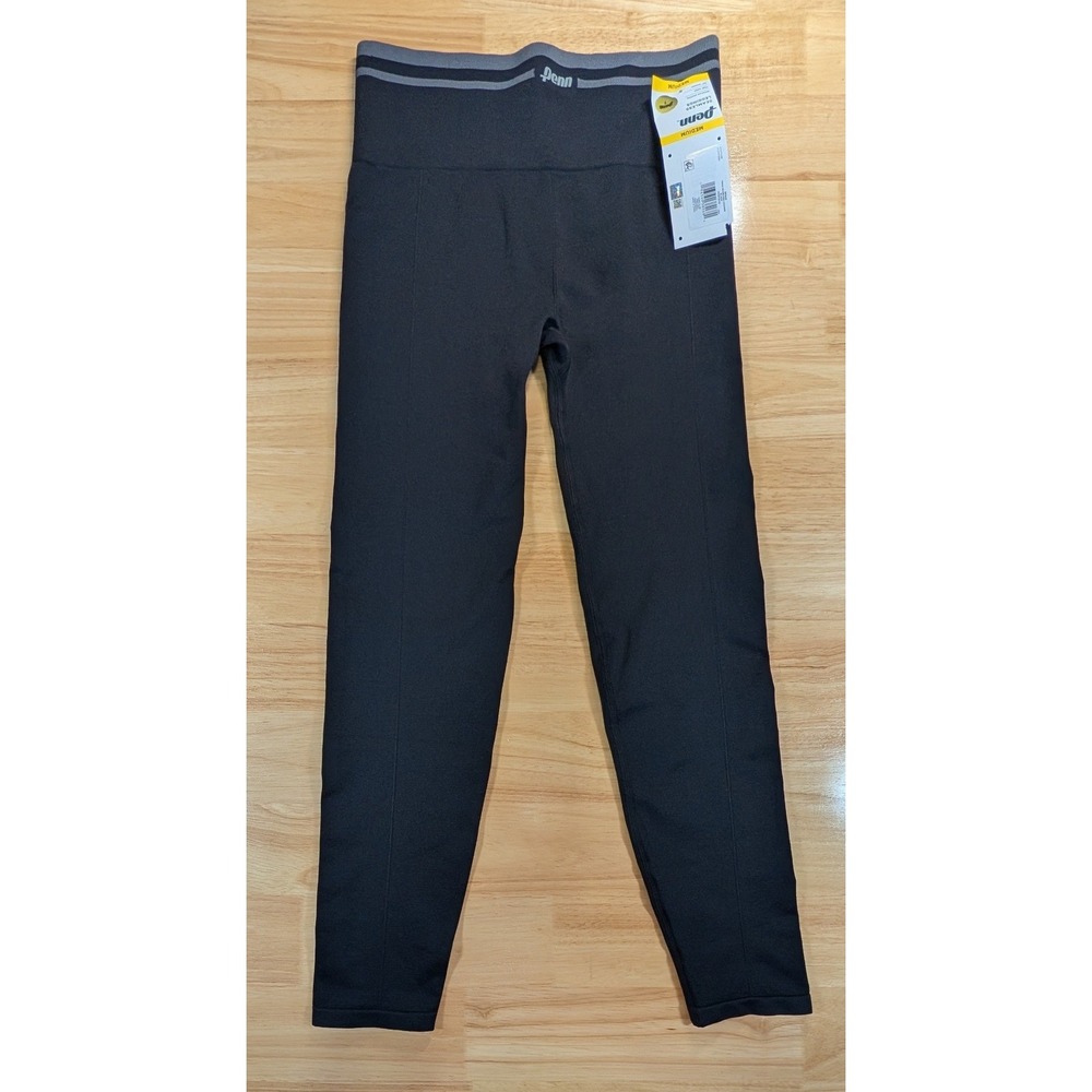 Penn Womens Seamless High Waist Leggings Black Moisture Wicking PEGF26158 Size M